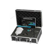 Краскопульт HVLP с верхним бачком, сопло 1,3 мм, алюминиевый кейс