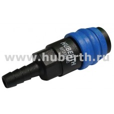 Соединение быстроразъемное пластиковое Huberth с елочкой 10 мм