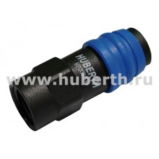 Соединение быстроразъемное пластиковое Huberth с резьбой 3/8 внутр