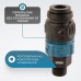 Пневматическое быстроразъёмное соединение WIEDERKRAFT WDK-830SM (3/8M)
