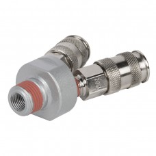 Распределитель V-образный пневматический WIEDERKRAFT WDK-82MV (1/4F,1/4M)