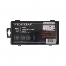 WDK-214042-2 Набор уплотнительных колец и заглушек резиновых, черных, 125 шт