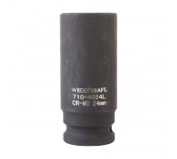 WDK-710-4024L Головка торцевая ударная глубокая 1/2