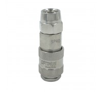 OPT-740SPA Соединение быстросъемное пневматическое с обжимным креплением под шланг 12 мм