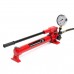 HRH-PM011002 Гидравлический ручной насос, однополостной, с манометром, 700 бар, 0,7 л
