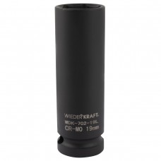 WDK-702-19L Головка торцевая ударная глубокая тонкостенная 1/2