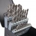 Набор сверл по металлу WIEDERKRAFT WDK-DG25 (1-13мм)