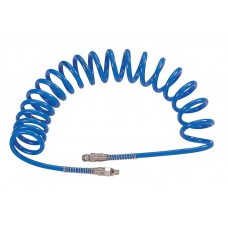 Шланг пневматический спиральный высокого давления 10х15 мм, 15 м, М3/8" полиуретановый MIGHTY SEVEN SD-23315