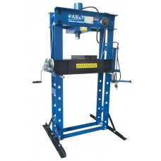 Пресс гидравлический AE&T T61250A (50т) с ручным и пневмоприводом