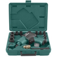 Ударный пневмогайковерт JonnesWay JAI-1044K с набором торцевых головок (17 предметов)