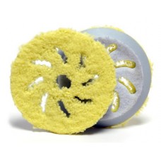 Полировальник Rupes из микрофибры Ø80/100 мм (желтый)